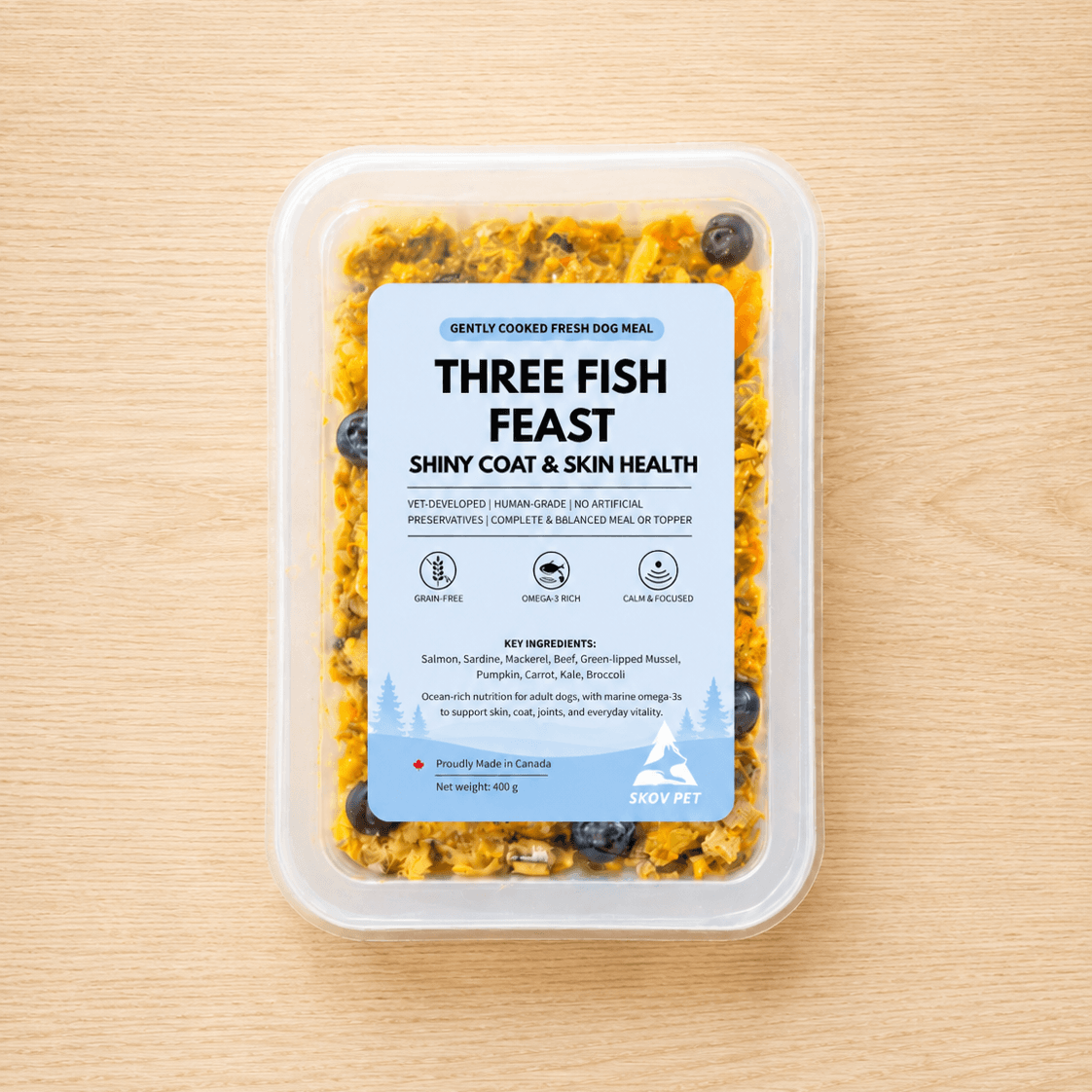 skov pet newthreefish